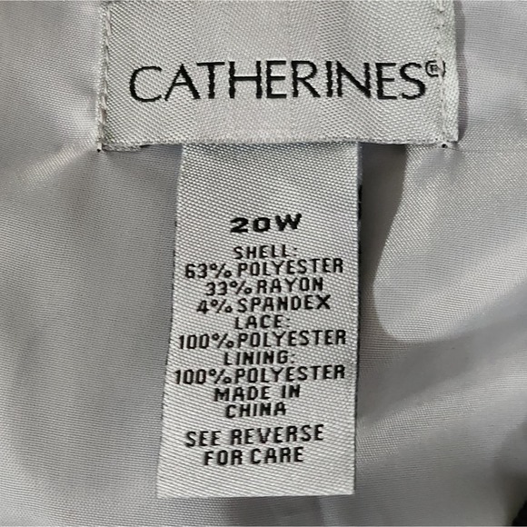 Catherines black and white sheath dress plus size 20W new!!! - Picture 6 of 6